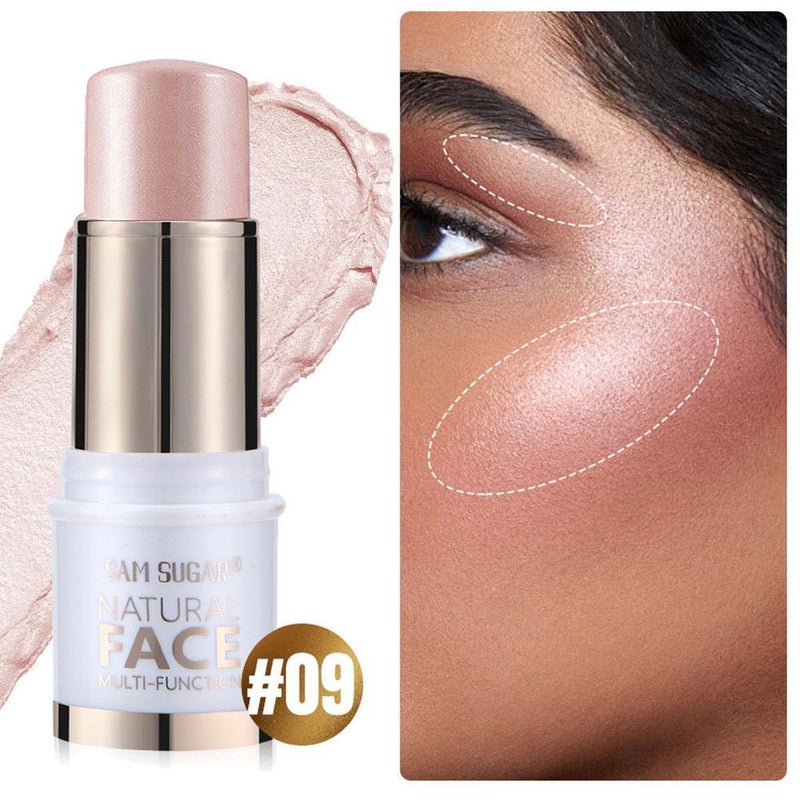 SAM SUGAR Highlighter & Contouring Stick: A multi-functional makeup stick that brightens, contours, and conceals imperfections, while also providing sculpting and blush.